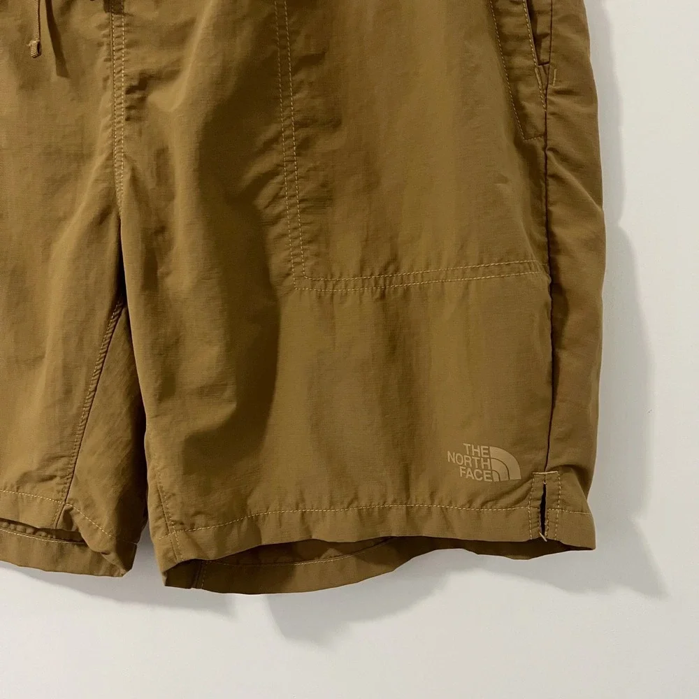 The North Face Mens‎ FlashDry Pull On Hiking Shorts Brown Nylon 7 Inch Inseam XL